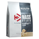 Bolsa de Super Mass Gainer Dymatize 12 lb sabor Vainilla, suplemento ganador de masa con alto contenido calórico y proteico.